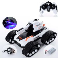 Іграшковий Танк на радіокеруванні з парою, стріляє водою, на гусеницях 666-806PA Білий