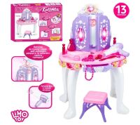 Дитячий туалетний столик-трюмо LIMO TOY YL80009B стільчик музика звук аксесуари**