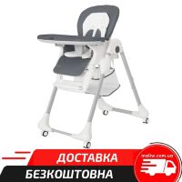 Дитячий стільчик для годування CARRELLO Toffee CRL-9502/3 Palette Grey сірий ****