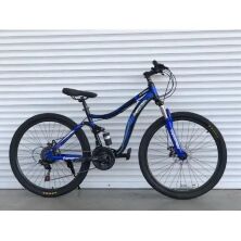 Спортивний велосипед двоколісний TopRider 910 колеса 26 дюймів / 21 швидкість / SHIMANO / Синій