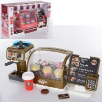 Дитячий ігровий набір магазин кав'ярня Ice cream shop , автомат кави, термінал, світло звук 2 види 818-275-305