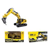 Будівельна техніка 1811 Екскаватор ДРИЛЬ металевий інерційний (масштаб 1:60)