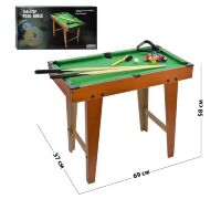 Настольная игра на ножках бильярд 077-HF-4 Деревянный