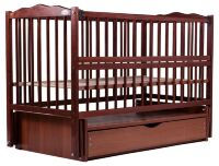 Ліжко Babyroom Веселка маятник, ящик, відкидний пліч DVMYO-3 бук тік