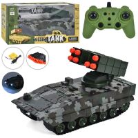 Дитячий танк на радіокеруванні стріляє снарядами 9904 світлові та звукові ефекти