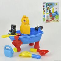 Дитячий ігровий столик для піску і води HG 666 Піратський корабель з аксесуарами Дитячий ігровий столик для піску і води HG 666 Піратський корабель з аксесуарами