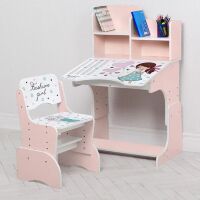 Дитяча парта растишка Bambi B 2071-20 Париж рожевий