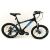 Алюмінієвий дитячий двоколісний велосипед PROFI 20 дюймів G20OPTIMAL A20.1 SHIMANO / колір чорно(мат)-блакитний