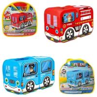 Дитячий ігровий намет Bambi M 5783 "Автобус" в сумці / 2 види - синя і червона**