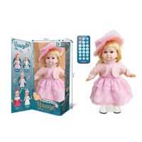 Інтерактивна М'яка лялька для дівчинки на д/у F20B-01 "Розумниця" з безліччю функцій (управління)