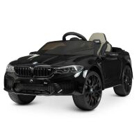 Дитячий електромобіль машина Bambi 4791EBLRS-2 BMW M5 з шкіряним сидінням / на ЄВА колесах / чорний фарбований**