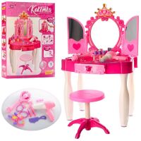Дитячий туалетний столик-трюмо LIMO TOY 661-20 з д/у (ІЧ) - чарівна паличка, музика звук, світло аксесуари