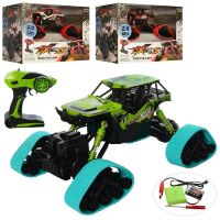 Інтерактивна іграшка Машина 0985 гумові колеса змінні покришки три кольори на радіоуправлінні