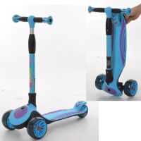 Самокат дитячий триколісний складаний iTrike JR 3-060-25-BLV MAXI синьо-фіолетовий**