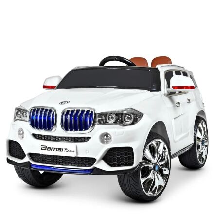 Дитячий електромобіль легкова машина Bambi M 2762(MP4)EBLRS-3 червоний автопокраска з ручкою