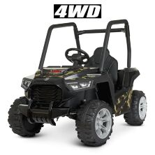 Дитячий одномісний електромобіль Джип машина Bambi Racer 4WD M 4283EBLRS-18 камуфляж автопокраска**