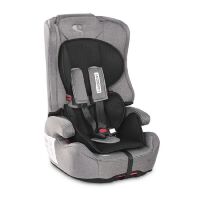 Дитяче автокрісло з БУСТЕРОМ Lorelli (Bertoni) Harmony Isofix 9-36 kg Steel Black Сіре з чорним. Isofix