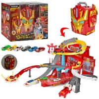Дитячий ігровий набір Гараж Паркінг QL912 Трек з машинками "Трансформери" / у валізі