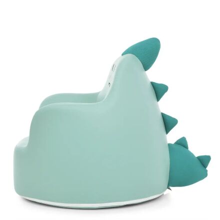 Дитяче м'яке крісло-пуфік M 5721 Dino "Динозаврик" Бірюзове меморіформ