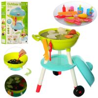 Дитячий ігровий набір Барбекю XS-18088-2A звук, світло продукти посуд