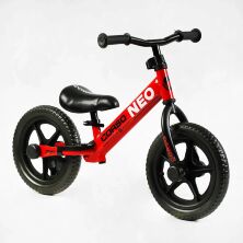 Дитячий біговел CORSO NEO EN-52360 Велобіг сталевий з підставкою для ніжок, на колесах ЄВА / червоний