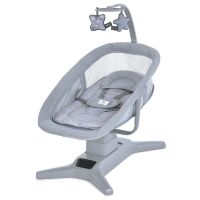 Дитячий заколисуючий центр 2в1 Mastela 8303 музичний 7 режимів заколисування сірий