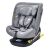 Дитяче автокрісло EL CAMINO ME 1188 i-HOLD Shadow Gray поворотне Top Tether isofix сіре