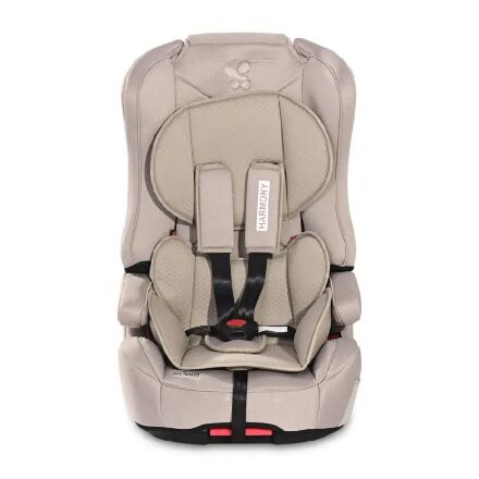 Дитяче автокрісло з БУСТЕРОМ Lorelli (Bertoni) Harmony Isofix 9-36 kg String Бежеве. Система Isofix