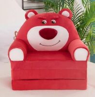 Дитяче м'яке крісло-диван-трансформер 3в1 плюшеве "Ведмідь" 