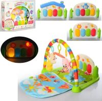 Дитячий килимок з піаніно і підвісками, зі звуковими й світловими ефектами, 698-51-52-53