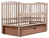 Ліжко Babyroom Веселка маятник, ящик, відкидний пліч DVMYO-3 бук світлий (натуральний)