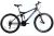 Спортивний гірський двопідвісний велосипед Azimut RACE 26" GFRD Чорно-синій