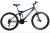 Спортивний гірський двопідвісний велосипед Azimut RACE 26" GFRD Чорно-синій