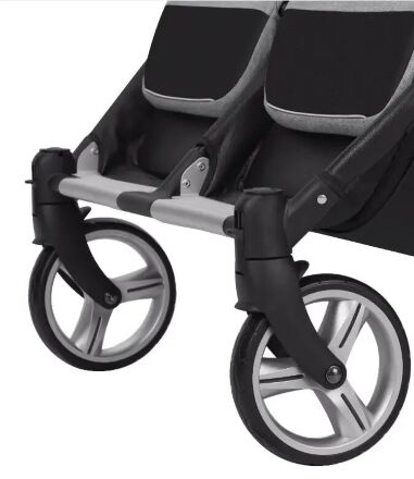 Коляска прогулочная CARRELLO Connect CRL-5502 Rock Gray для двійні в льоні