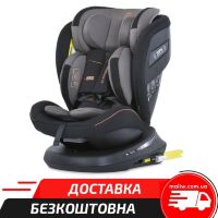 Дитяче автокрісло EL Camino  ME 1117 I-CON Black Striped група 0,1,2,3 isofix, поворот 360