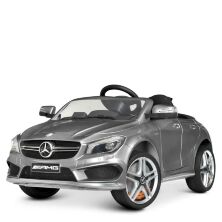 Дитячий електромобіль машина Bambi SX1538-11 Mercedes з шкіряним сидінням / на ЄВА колесах /сірий автопокраска*