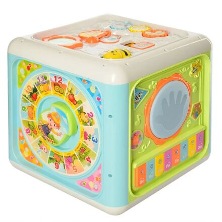 Розвиваюча іграшка Ігровий центр Логічний куб 838-63 зі звуковими та світловими ефектами
