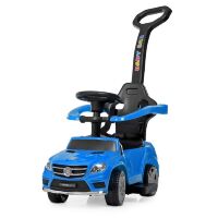 Машина каталка толокар BAMBI M 4233-4 музика світло батьківська ручка синя**