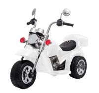 Дитячий електромобіль мотоцикл T-7230 WHITE білий