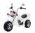Дитячий електромобіль мотоцикл T-7230 WHITE білий