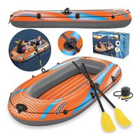 Надувний човен двомісний BESTWAY 61141 з веслами