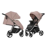 Коляска прогулянкова CARRELLO Bravo CRL-8512/1 Linen Beige + дощовик