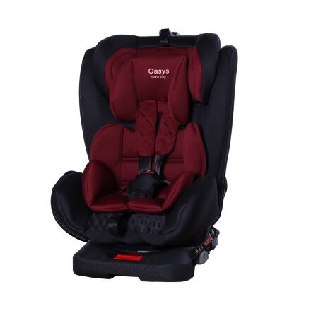 Автокрісло дитяче TILLY Oasys T-551 група Red 0+1+2+3 система ISOFIX з поворотом червоне
