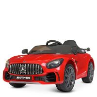 Дитячий одномісний ліцензійний електромобіль машина Mercedes M 4182EBLR-3 м'яке сидіння / колір червоний **