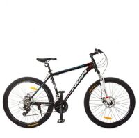 Алюмінієвий велосипед Profi G275EVEREST A275.1 SHIMANO колеса 27.5 дюймів/ колір чорно-білий **