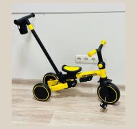 Дитячий беговел-трансформер (велобіг) Maraton Tri-cycle Cruiser Milano 001 жовтий