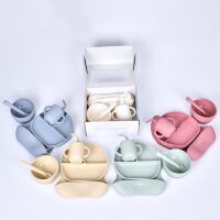 Набір дитячого силіконового посуду EL CAMINO ME 1172-1 Mix 5 кольорів