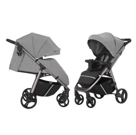 Коляска прогулянкова CARRELLO Bravo CRL-8512/1 Metal Grey + дощовик