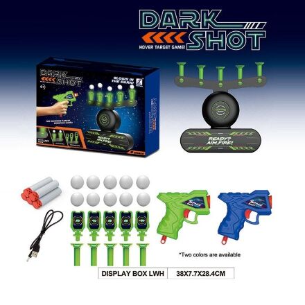Інтерактивна гра Повітряний тир Hover Shot Target Game 3361 повітряна підставка, мішені, що світяться 2 бластера