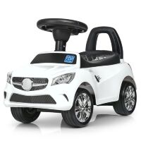 Дитяча каталка толокар Bambi Racer Mercedes M 3147C-1 з музикою та світлом, на батарейках / біла